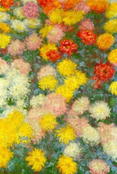 Crisantemos III Claude Monet Pinturas al óleo